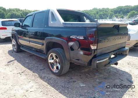 2005 Chevrolet Avalanche 1500 Lt из США, поврежденный, VIN 3GNEK12Z85G210938